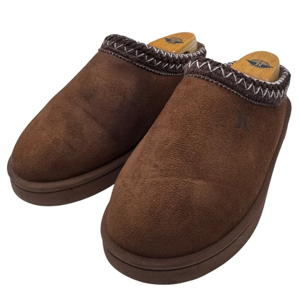 Hurley Brown Kids Slippers